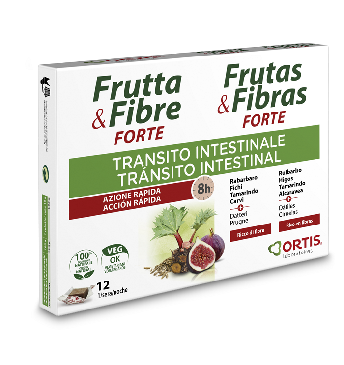 FRUTTA & FIBRE FORTE 12 CUBETTI - Farmacia Del Monaco