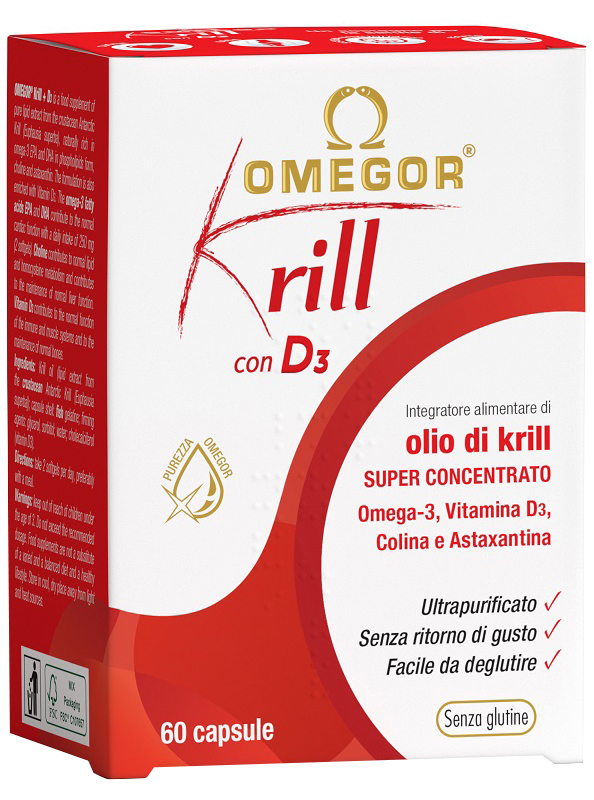 OMEGOR KRILL D3 60 CAPSULE - Farmacia Del Monaco