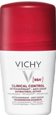 VICHY DEODORANTE CLINICAL CONTROL 96H ROLL 50 ML - Farmacia Del Monaco
