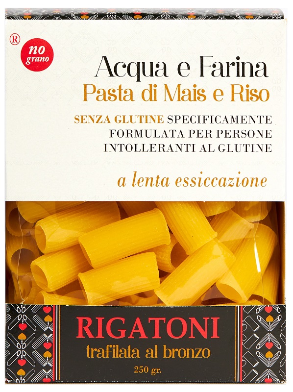 NUTRI TE' RIGATONI ACQUA E FARINA MAIS E RISO 250 G - Farmacia Del Monaco