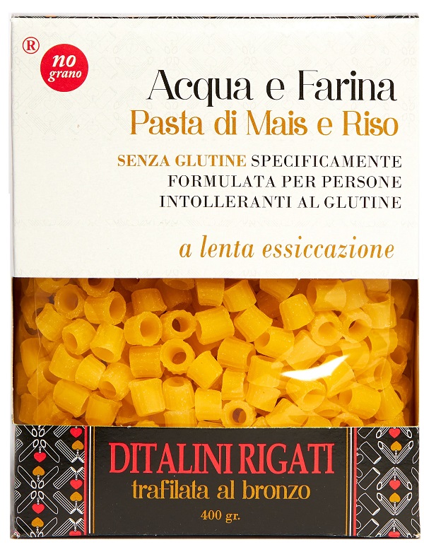 NUTRI TE' DITALINI RIGATI ACQUA E FARINA MAIS E RISO 250 G - Farmacia Del Monaco