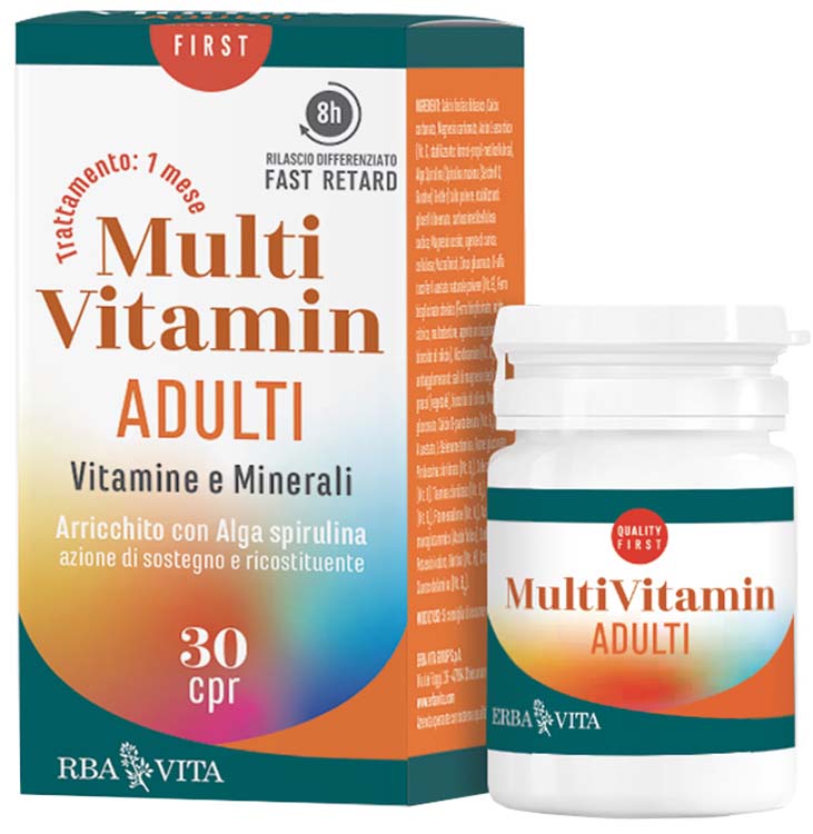 MULTI VITAMIN ADULTI 30 COMPRESSE - Farmacia Del Monaco