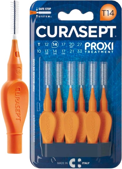 CURASEPT PROXI T14 ARANCIO/ORANGE 6 PEZZI - Farmacia Del Monaco
