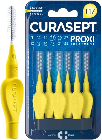 CURASEPT PROXI T17 GIALLO/YELLOW 6 PEZZI - Farmacia Del Monaco