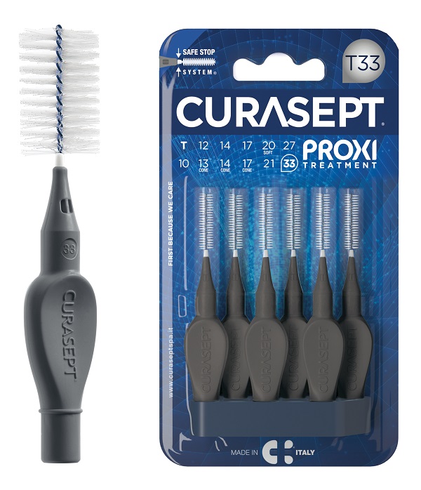 CURASEPT PROXI T33 ANTRACITE/ANTHRACITE 6 PEZZI - Farmacia Del Monaco