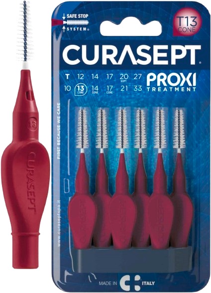 CURASEPT PROXI T13 CONE BORDEAUX 6 PEZZI - Farmacia Del Monaco