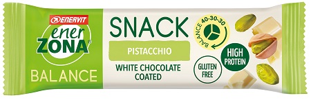 ENERZONA SNACK PISTACCHIO CIOCCOLATO BIANCO 27 G - Farmacia Del Monaco