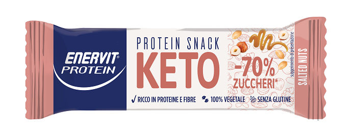 ENERVIT PROTEIN KETO SNACK SALTED NUTS 35 G - Farmacia Del Monaco