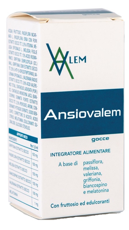 ANSIOVALEM 30 ML - Farmacia Del Monaco