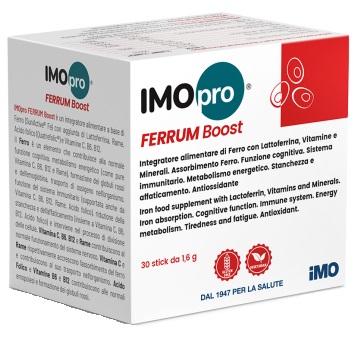 IMOPRO FERRUM BOOST 30 STICK 1,6 G - Farmacia Del Monaco