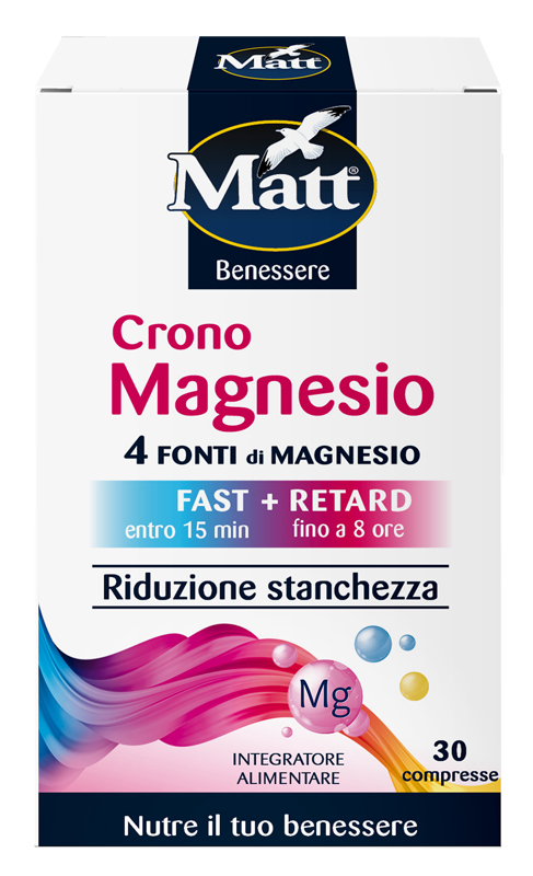 MATT CRONO MAGNESIO 30 COMPRESSE - Farmacia Del Monaco