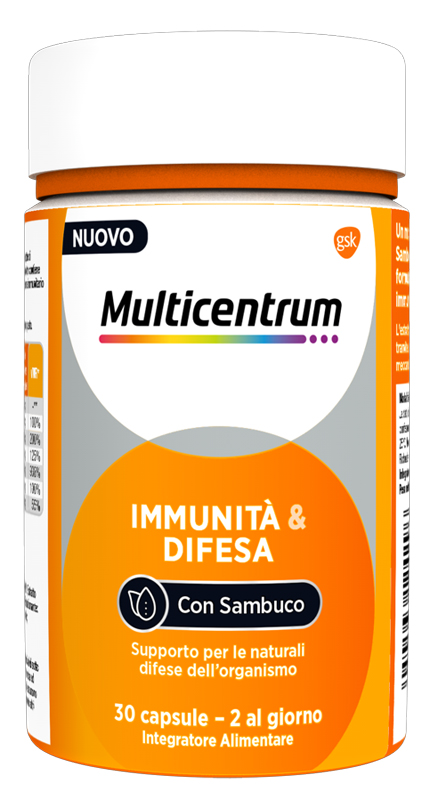 MULTICENTRUM IMMUNITA' & DIFESA 30 CAPSULE - Farmacia Del Monaco