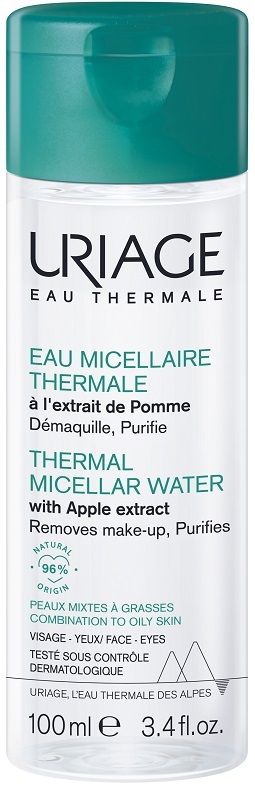 URIAGE EAU MICELLAIRE THERMALE PELLI MISTE GRASSE FLACONE 100 ML - Farmacia Del Monaco