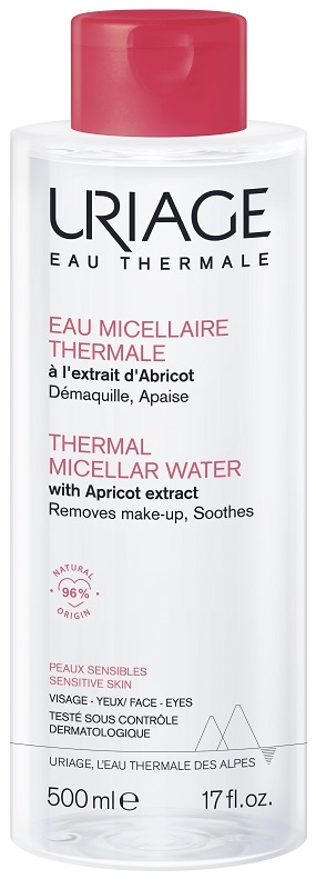 URIAGE EAU MICELLAIRE THERMALE PELLI SECCHE FLACONE 500 ML - Farmacia Del Monaco