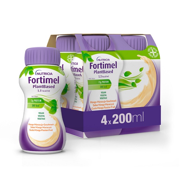 FORTIMEL PLANT BASED MANGO PASSION FRUIT 4 BOTTIGLIE DA 200 ML - Farmacia Del Monaco