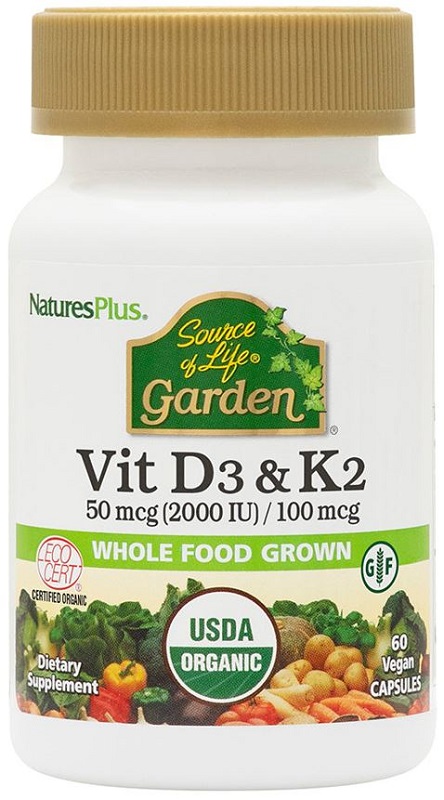 VITAMINA D3 & K2 50MCG 2000UI/100MCG 60 CAPSULE - Farmacia Del Monaco