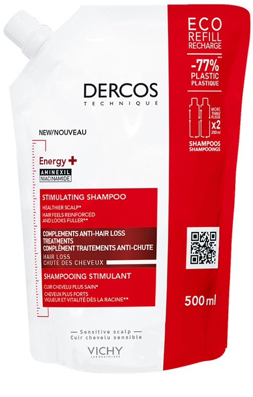 DERCOS ECO RICARICA ENERGIZZANTE 500 ML - Farmacia Del Monaco