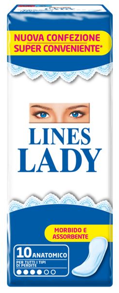 LINES LADY ANATOMICO 10 PEZZI - Farmacia Del Monaco
