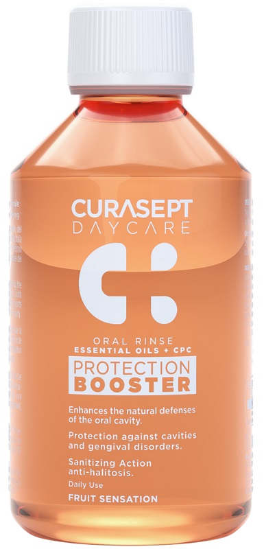 CURASEPT DAYCARE COLLUTORIO PROTECTION BOOSTER FRUIT SENSATION 100 ML - Farmacia Del Monaco