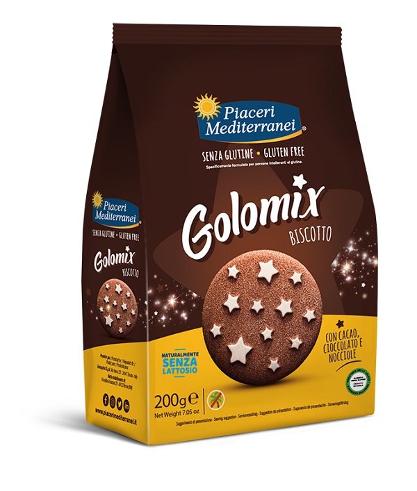 PIACERI MEDITERRANEI GOLOMIX BISCOTTO 200 G - Farmacia Del Monaco