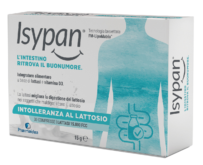 ISYPAN INTOLLERANZA LATTOSIO 30 COMPRESSE - Farmacia Del Monaco