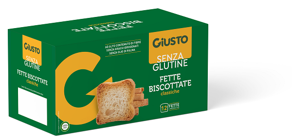 GIUSTO SENZA GLUTINE FETTE BISCOTTATE 150 G - Farmacia Del Monaco