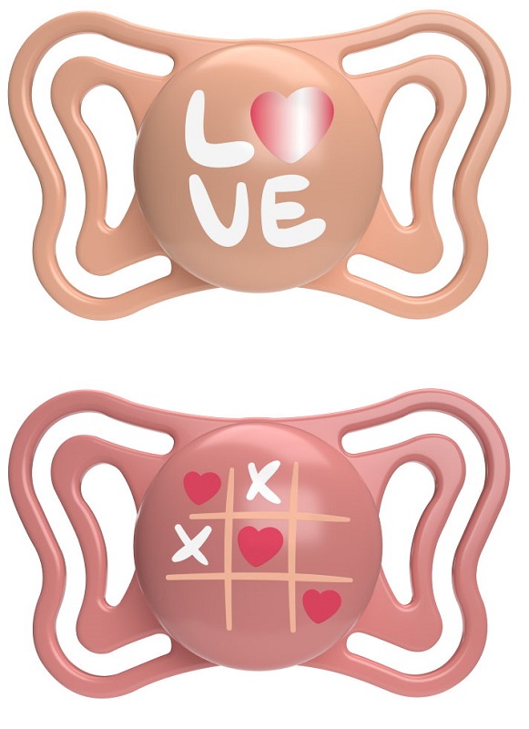 CHICCO SUCCHIETTO LIGHT ROSA SILICONE 16-36M 2 PEZZI - Farmacia Del Monaco