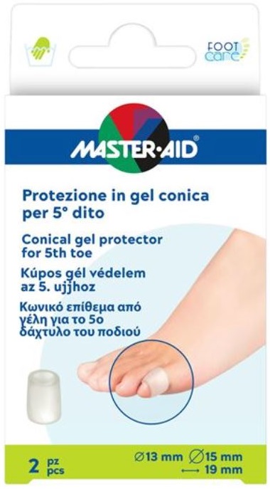 PROTEZIONE CONICA MASTER-AID FOOTCARE 5 DITO 2 PEZZI C3 - Farmacia Del Monaco