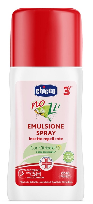 CHICCO ZANZA SPRAY INSETTOREPELLENTE 3Y 100 ML - Farmacia Del Monaco