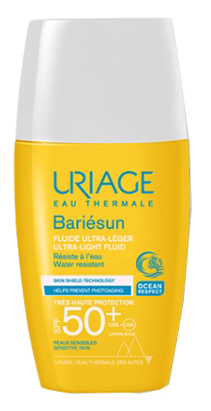URIAGE EAU THERMALE BARIESUN FLUIDO ULTRA LEGGERO SPF50+ 30 ML - Farmacia Del Monaco