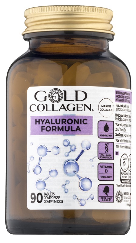 GOLD COLLAGEN HYALURONIC 90 COMPRESSE - Farmacia Del Monaco