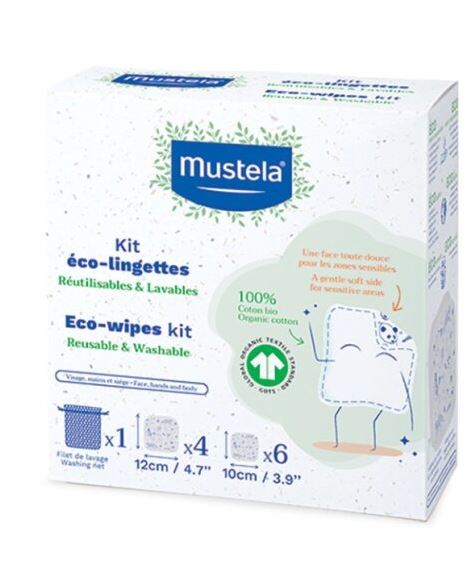 MUSTELA SALVIETTE LAVABILI RIUTILIZZABILI 10 PEZZI - Farmacia Del Monaco