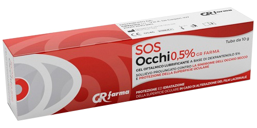 GEL OFTALMICO LUBRIFICANTE DEXPANTENOLO 5% SOS OCCHI 0,5% 10 G - Farmacia Del Monaco
