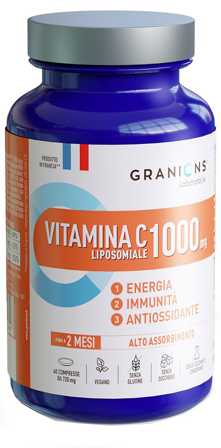 GRANIONS VITAMINA C LIPOSOMIALE 1000MG 60 COMPRESSE - Farmacia Del Monaco