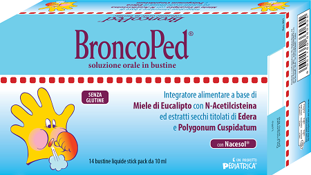 BRONCOPED SOLUZIONE ORALE 14 BUSTINE STICK PACK DA 10 ML - Farmacia Del Monaco