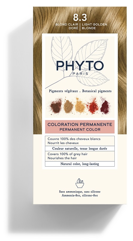 COLOR KIT 8,3 BIONDO CHIARO DORATO LATTE RIVELATORE 50 ML + CREMA COLORANTE 50 ML + MASCHERA PROTETTIVA COLORE 12 ML + GUANTI - Farmacia Del Monaco