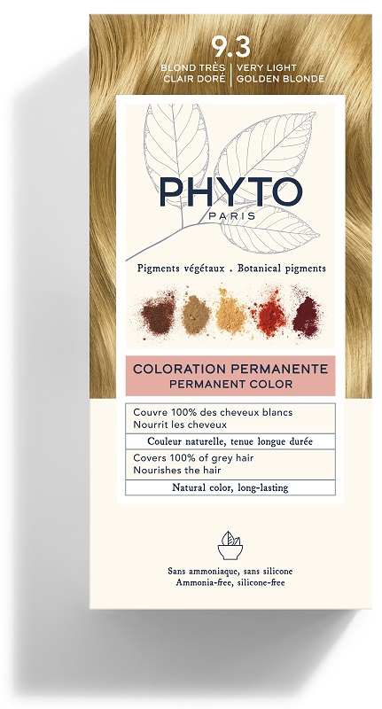 COLOR KIT 9,3 BIONDO CHIARISSIMO DORATO LATTE RIVELATORE 50 ML + CREMA COLORANTE 50 ML + MASCHERA PROTETTIVA COLORE 12 ML + GUANTI - Farmacia Del Monaco