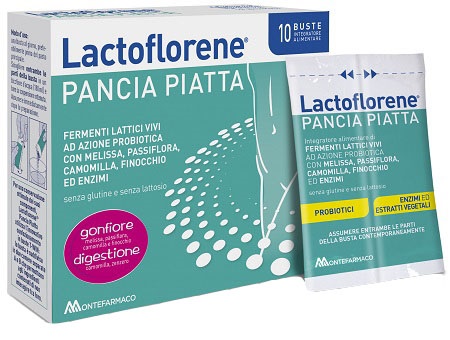 LACTOFLORENE PANCIA PIATTA 10 BUSTINE - Farmacia Del Monaco