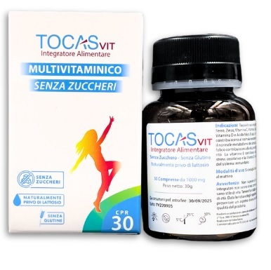 TOCASVIT 30 COMPRESSE SENZA ZUCCHERO NUOVO FORMATO - Farmacia Del Monaco