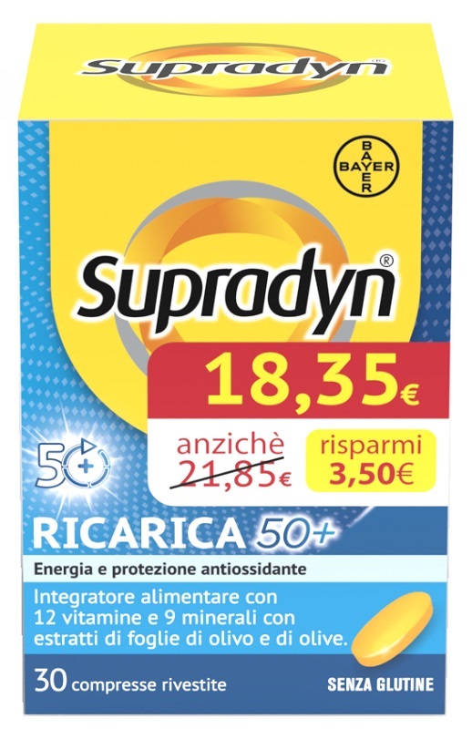 SUPRADYN RICARICA 50+ 30 COMPRESSE RIVESTITE PROMO - Farmacia Del Monaco