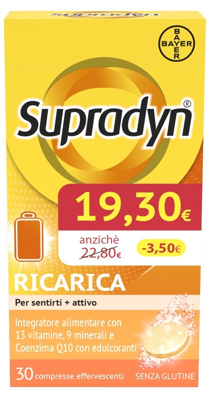 SUPRADYN RICARICA 30 COMPRESSE EFFERVESCENTI PROMO - Farmacia Del Monaco