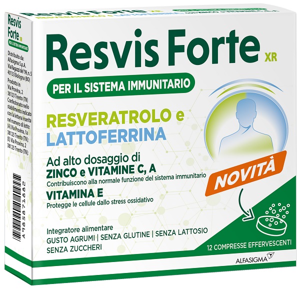RESVIS FORTE XR 12 COMPRESSE EFFERVESCENTI - Farmacia Del Monaco