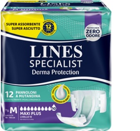 PANNOLONE MUTANDINA LINES SPECIALIST DERM AP L 12 PEZZI - Farmacia Del Monaco