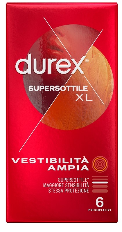 PROFILATTICO DUREX SUPERSOTTILE XL 6 PEZZI - Farmacia Del Monaco