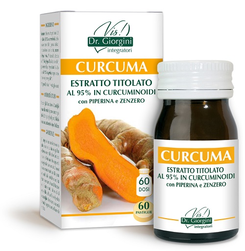 CURCUMA ESTRATTO TITOLATO 95% CURCUMINOIDI 60 PASTIGLIE - Farmacia Del Monaco