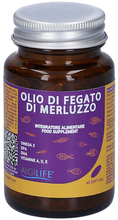 OLIO FEGATO MERLUZZO 60 SOFTGEL - Farmacia Del Monaco