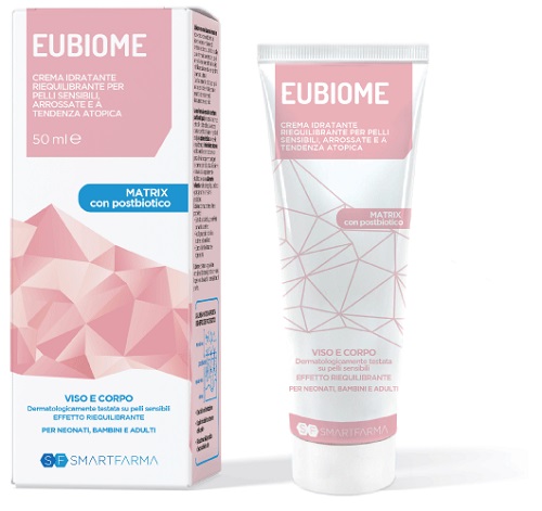 EUBIOME CREMA IDRATANTE RIEQUILIBRANTE PELLI SENSIBILI ARROSSATE TENDENZA ATOPICA 150 ML - Farmacia Del Monaco