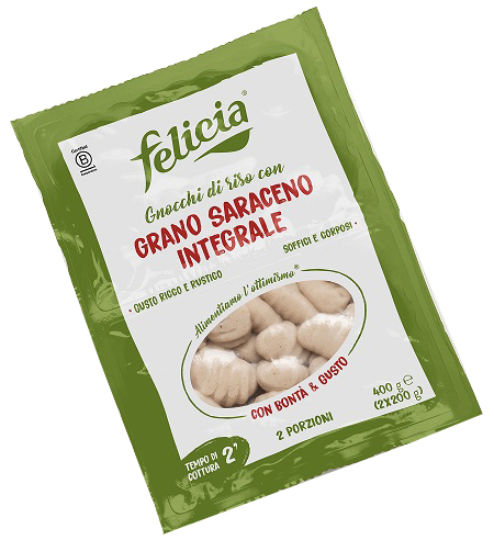 FELICIA GNOCCHI DI RISO CON GRANO SARACENO INTEGRALE 400 G - Farmacia Del Monaco