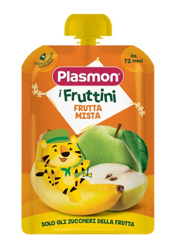 PLASMON I FRUTTINI FRUTTA MISTA 130 G - Farmacia Del Monaco