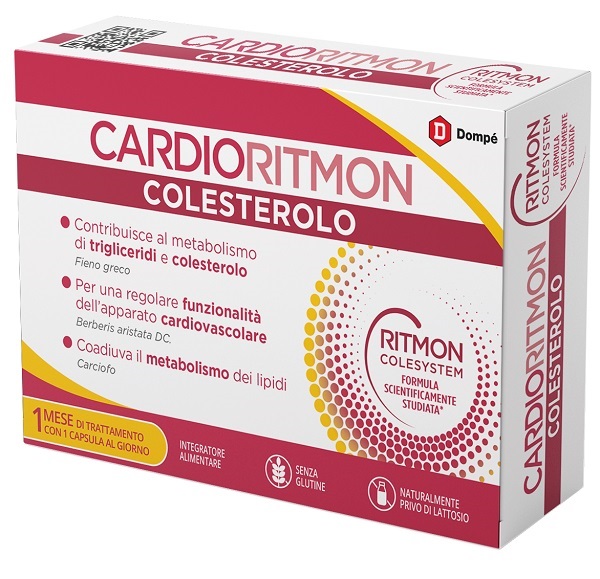 CARDIORITMON COLESTEROLO 30 CAPSULE - Farmacia Del Monaco